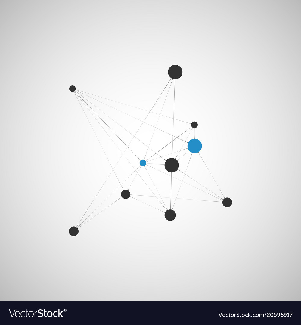 Abstract technology network and connect