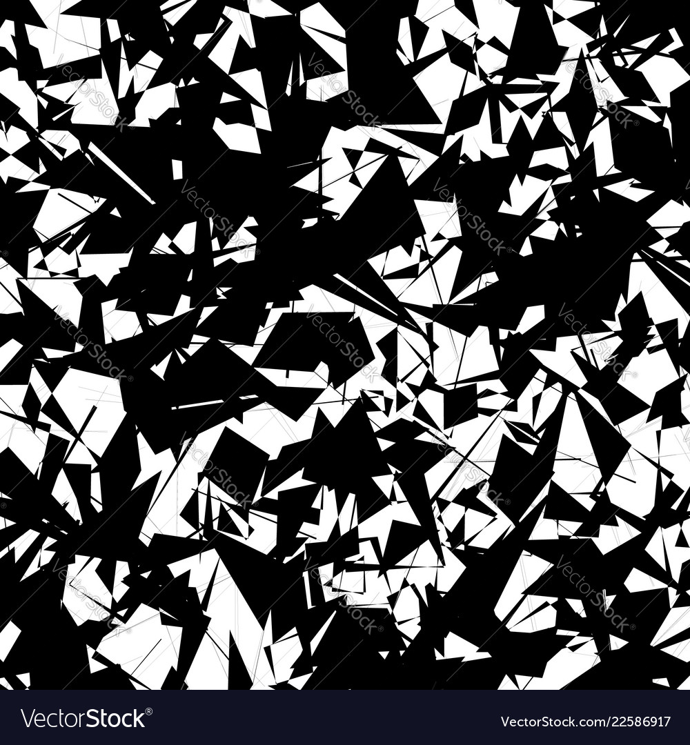 Chaotic geometric texture pattern with random