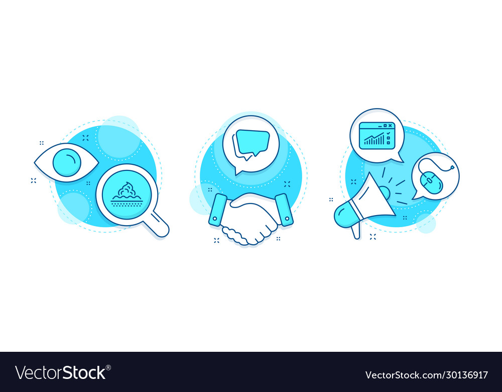 Computer mouse skin care and web traffic icons