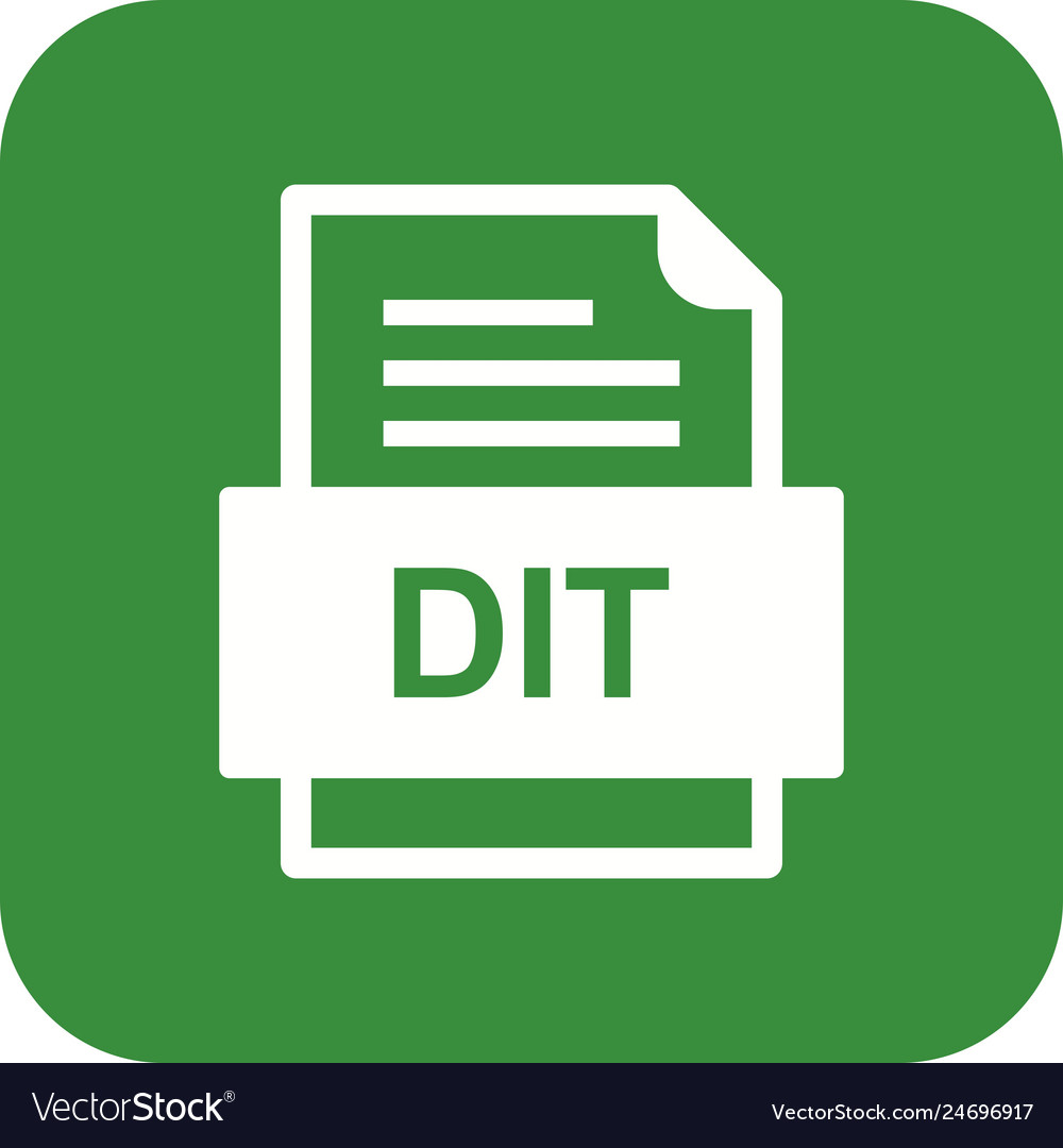 Dit file document icon