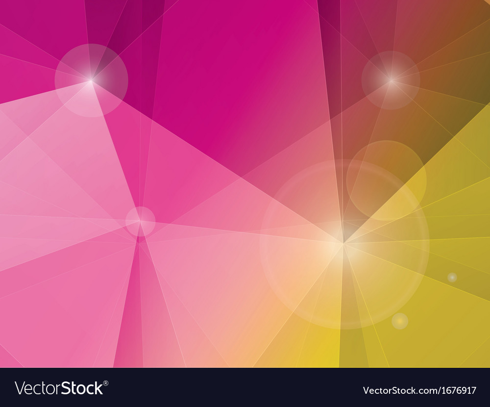 Dynamic Pink and Yellow Polygon Pattern