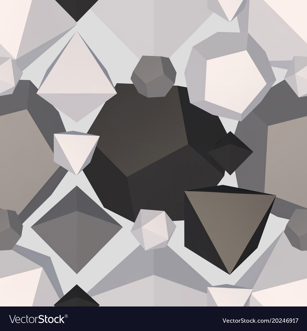 Fractal template seamless pattern