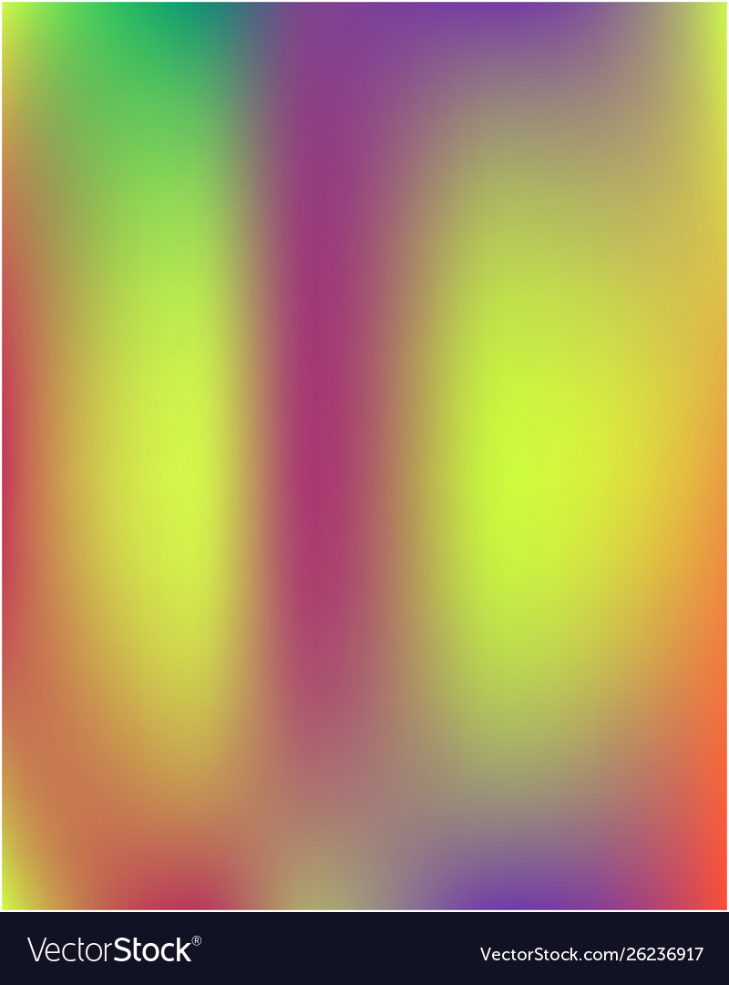 Gradient mesh painted in different colors