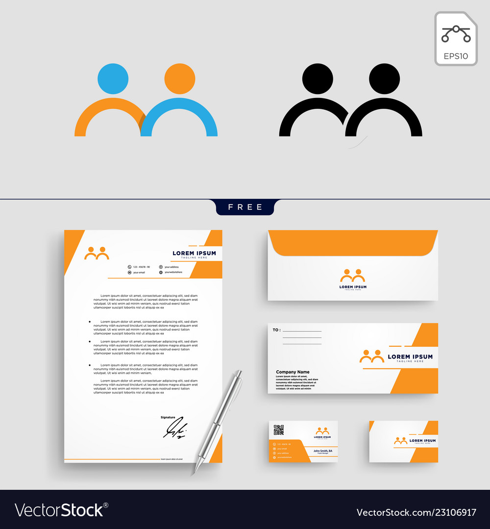 People community logo template