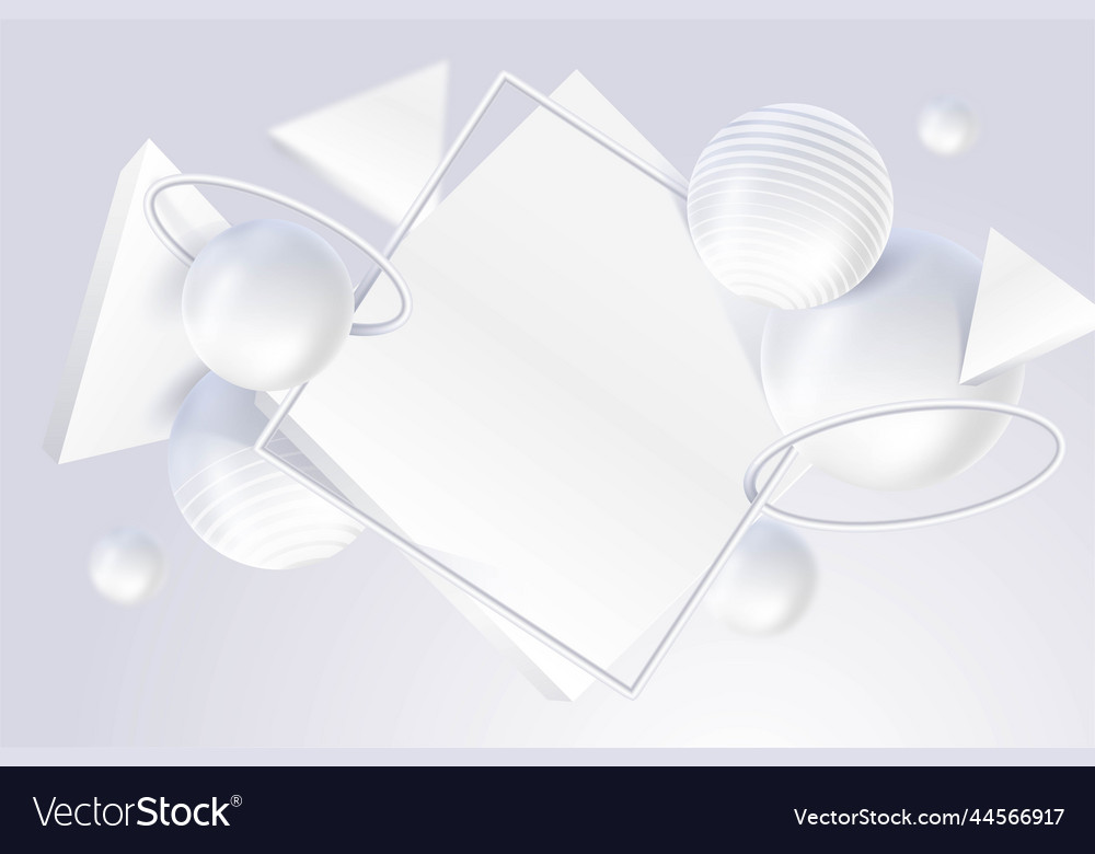 Realistic white monochrome background design