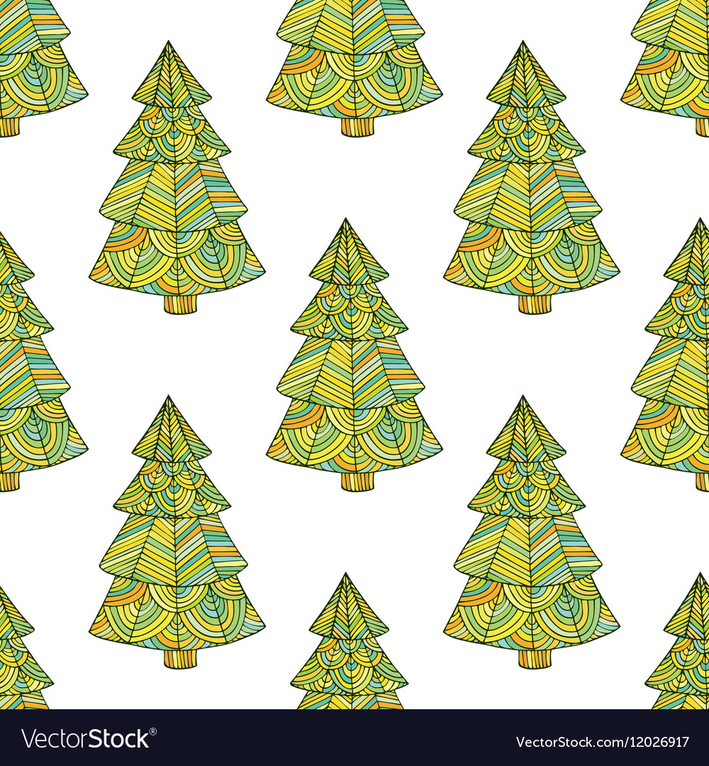 Seamless pattern with the image of a christmas