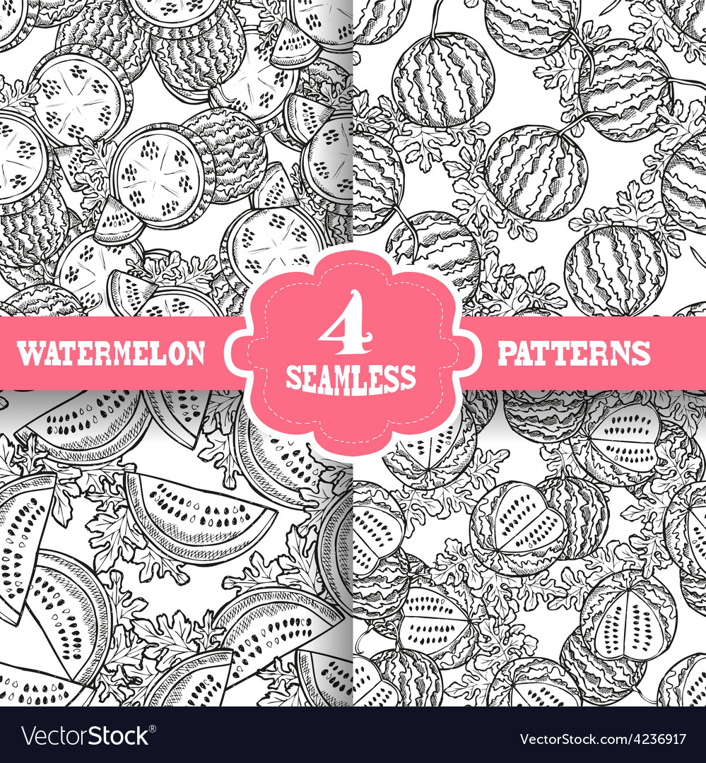 Seamless patterns set