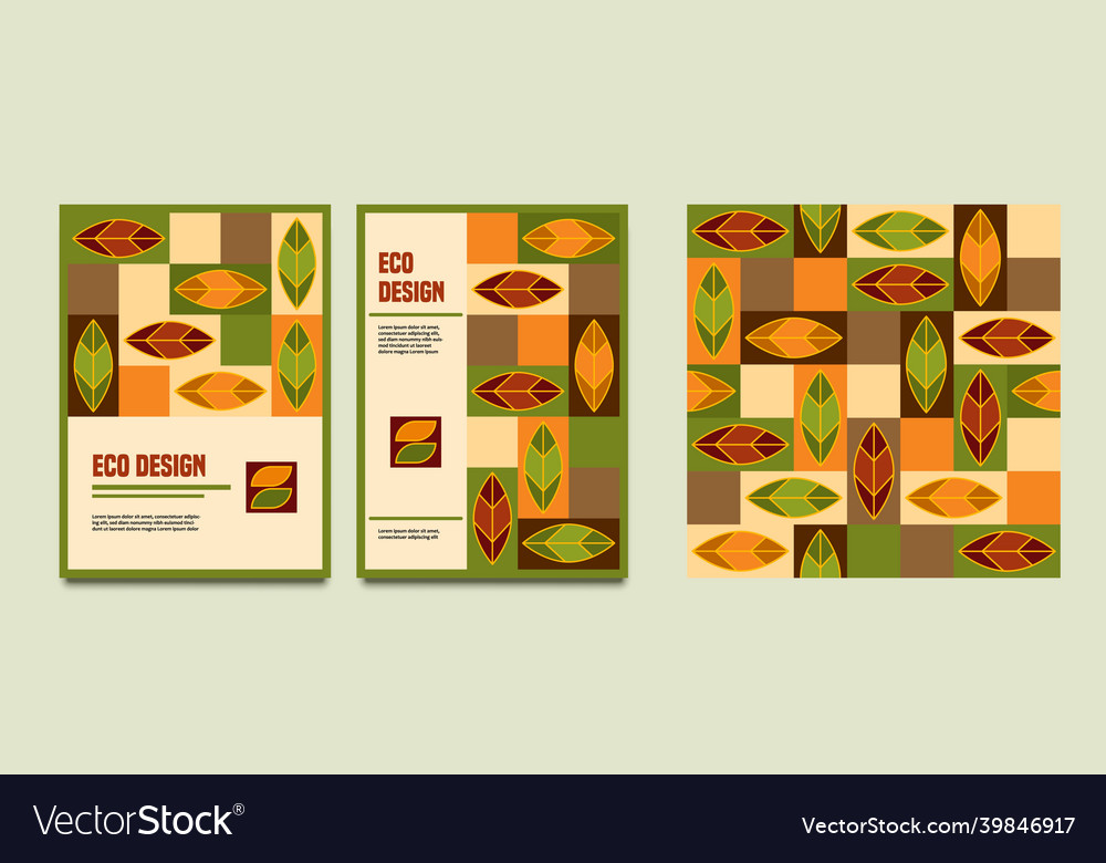 Set with pattern templates leaves
