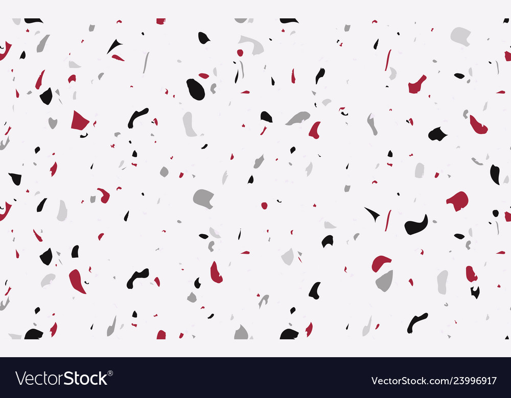 Terrazzo pattern design granite textured shapes vector image Terrazzo pattern design granite textured shapes