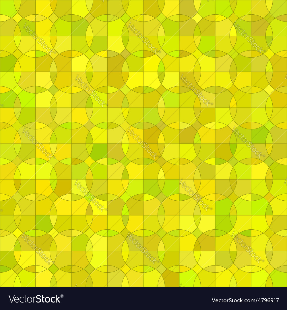 Yellow geometric circle background