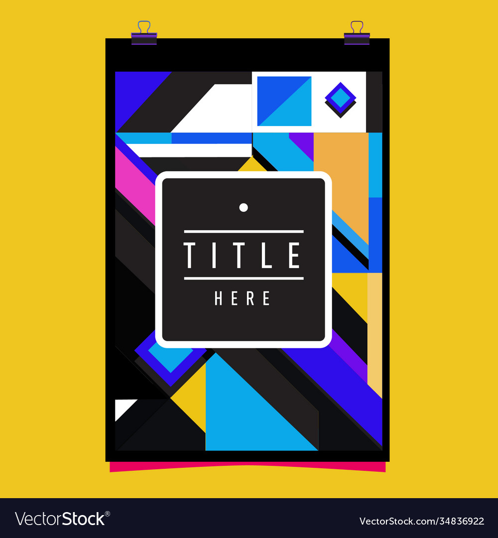 Abstract colorful geometric pattern background Vector Image Abstract colorful geometric pattern background