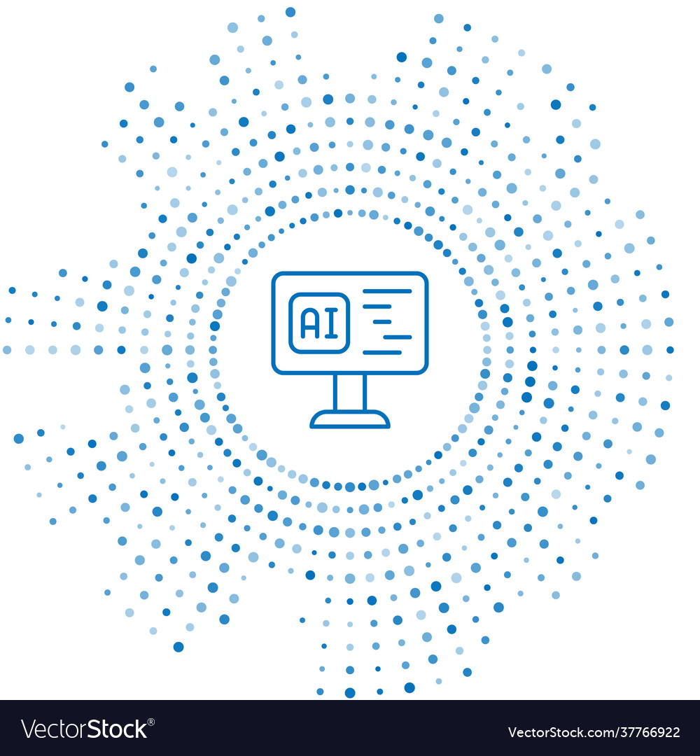 Blue line Software Web-Entwickler Programmiercode vector image Blue line Software Web-Entwickler Programmiercode