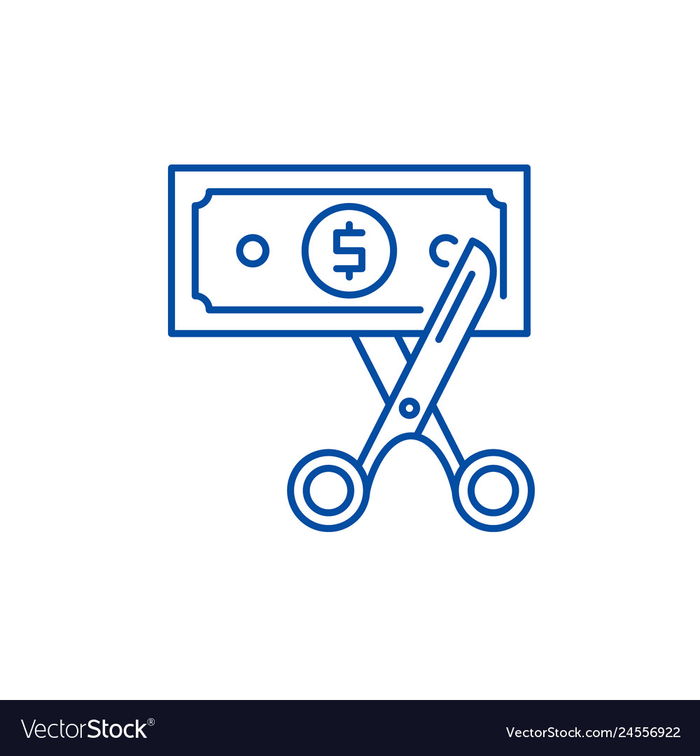 Cost Optimization Line Icon