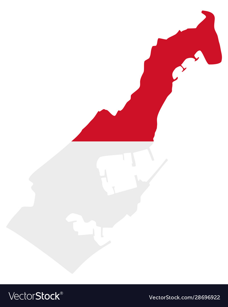 Flag in map monaco