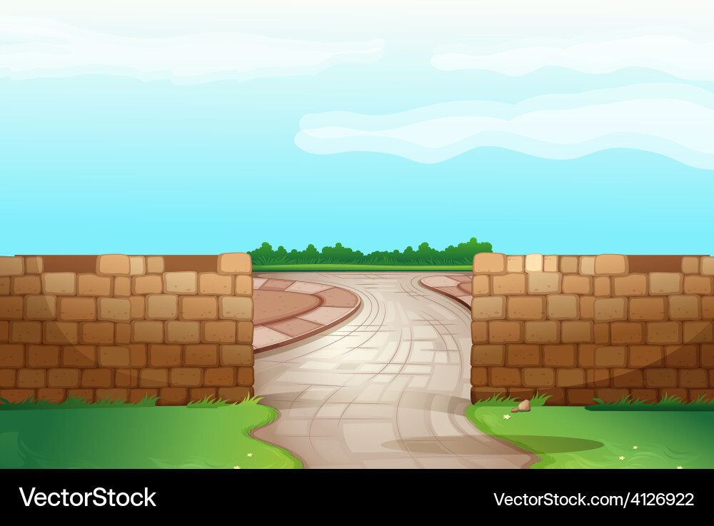 Gate Royalty Free Vector Image - VectorStock