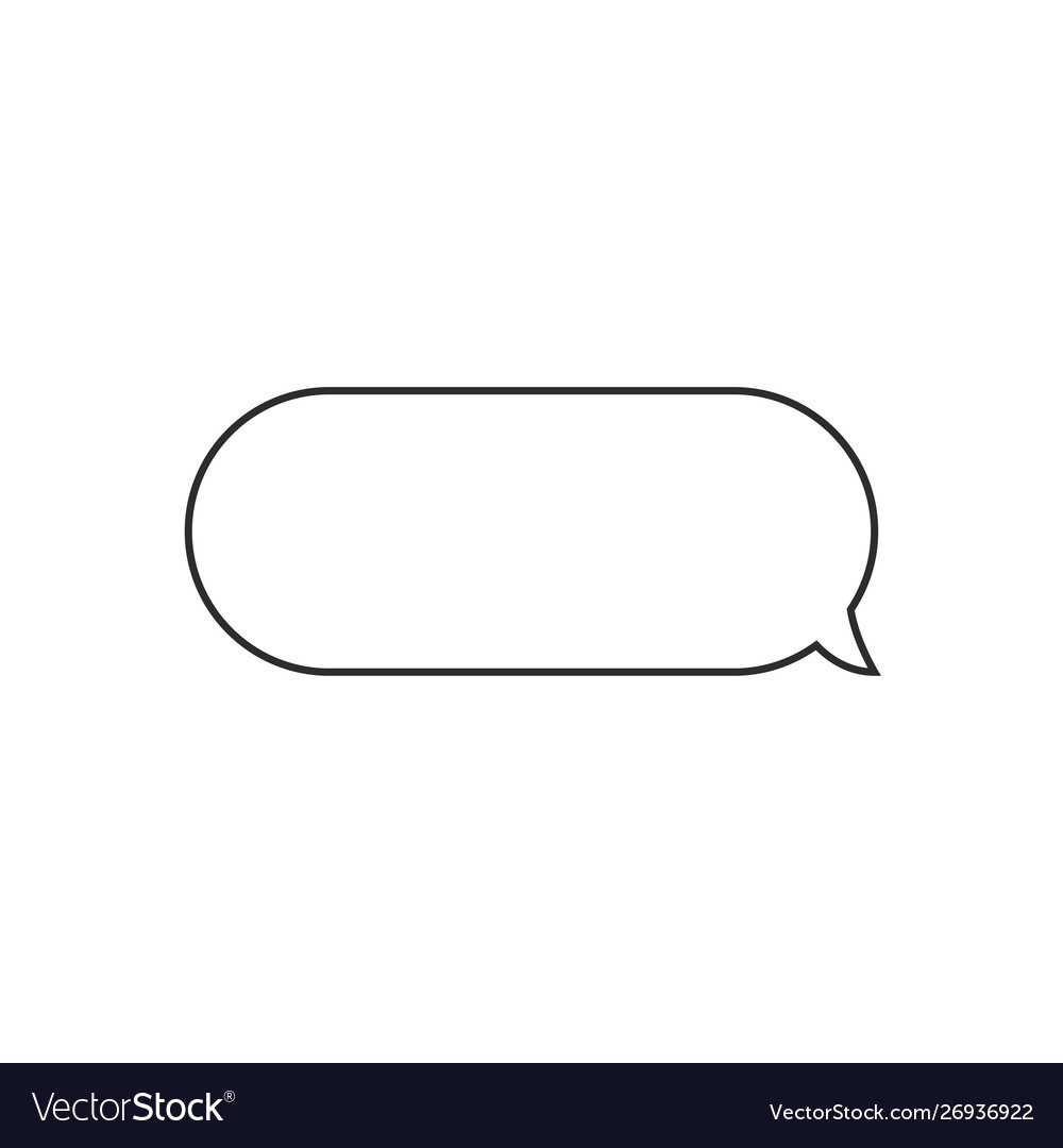 Message bubbles chat template vector image Message bubbles chat template