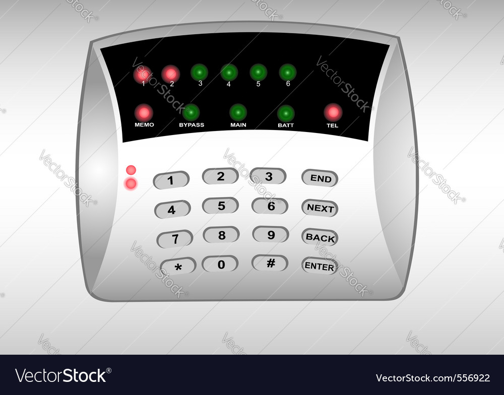 Security System Control Panel