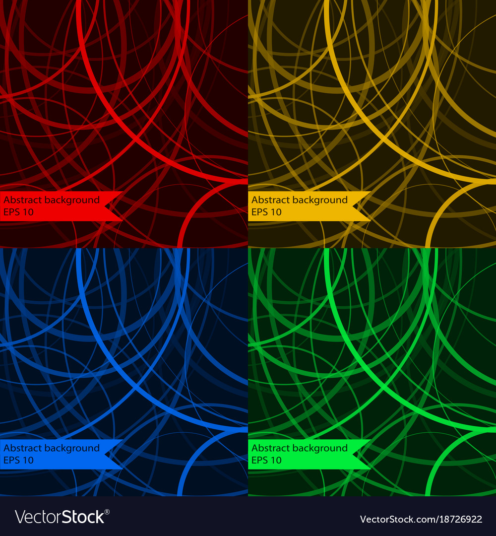 Set of abstract background