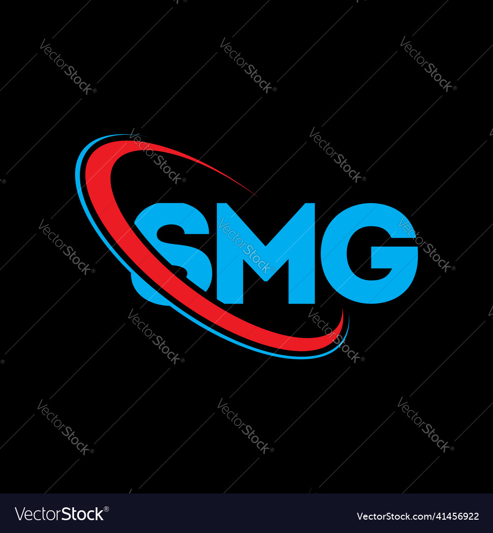 Smg logo letter design Royalty Free Vector Image