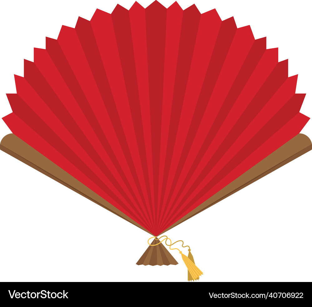 Traditional chinese fan – Royalty-Free Vector | VectorStock, image size:1000x1080