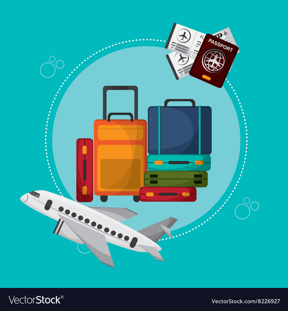 Airport icon design Royalty Free Vector Image - VectorStock