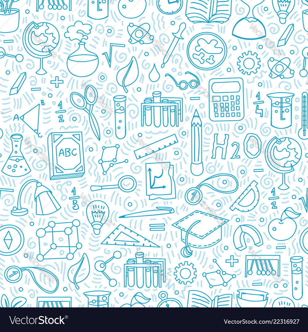 Back to School Pattern - Cute & Lined