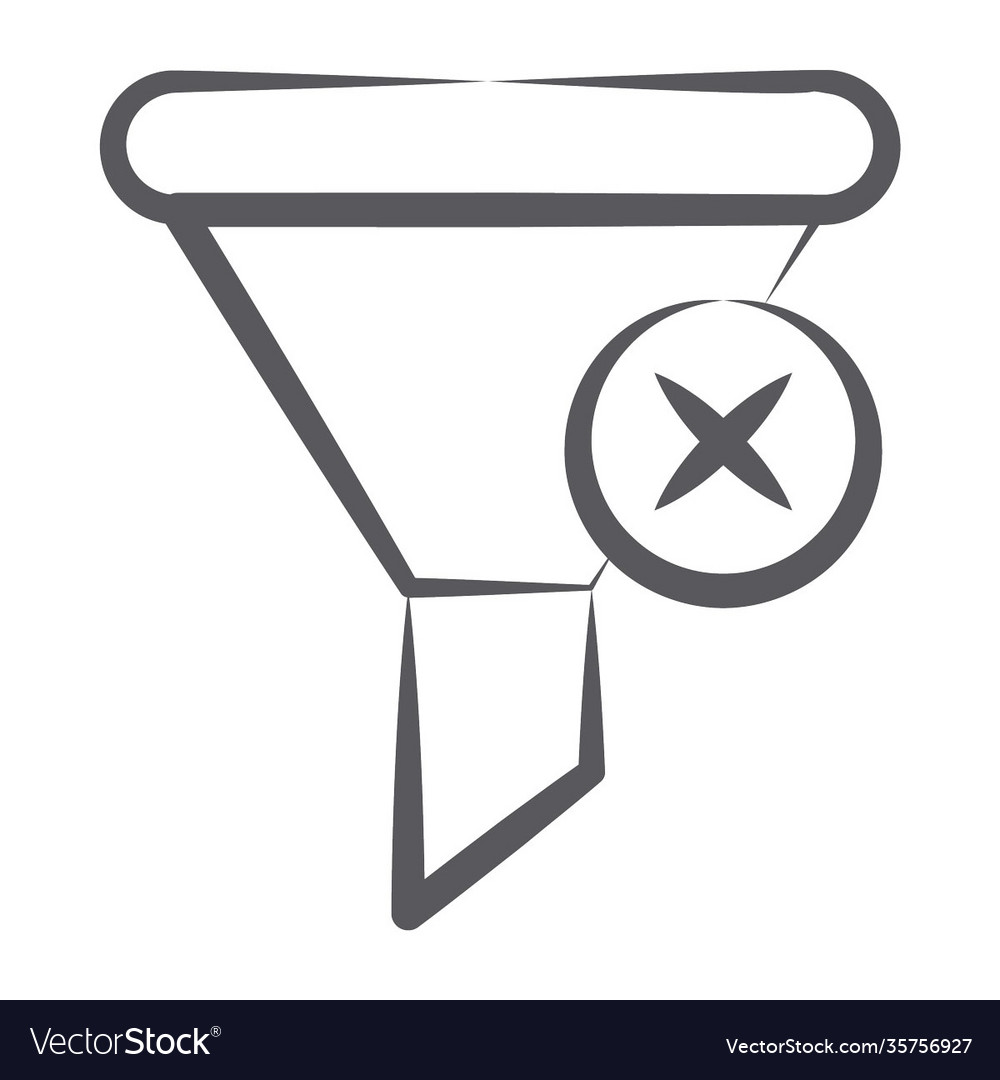 Clear Filter Funnel with Cross