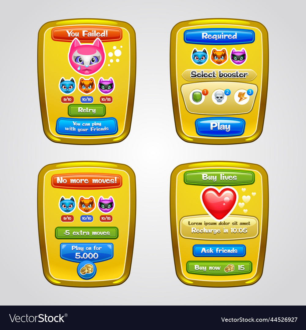Game interface elements