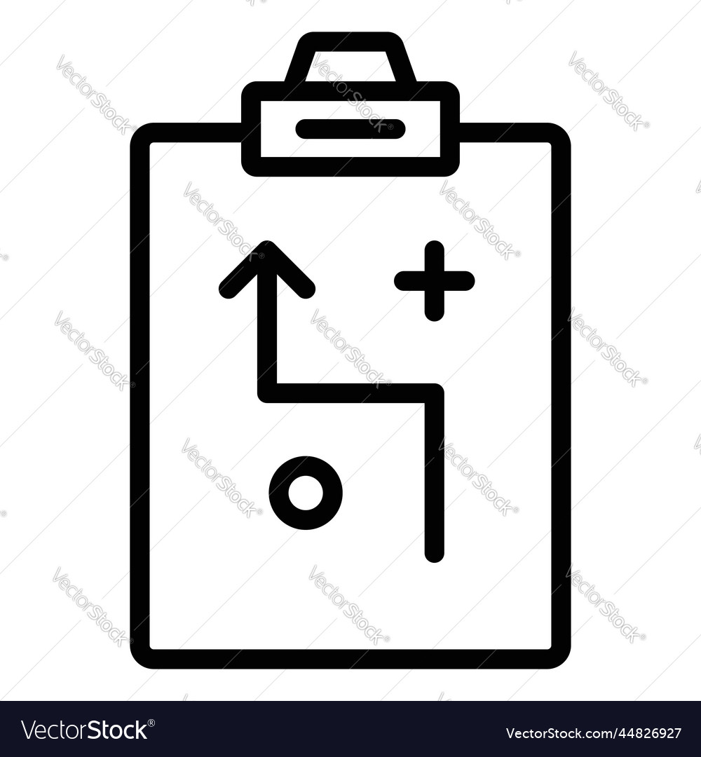 Planning icon user interface as a simple sign
