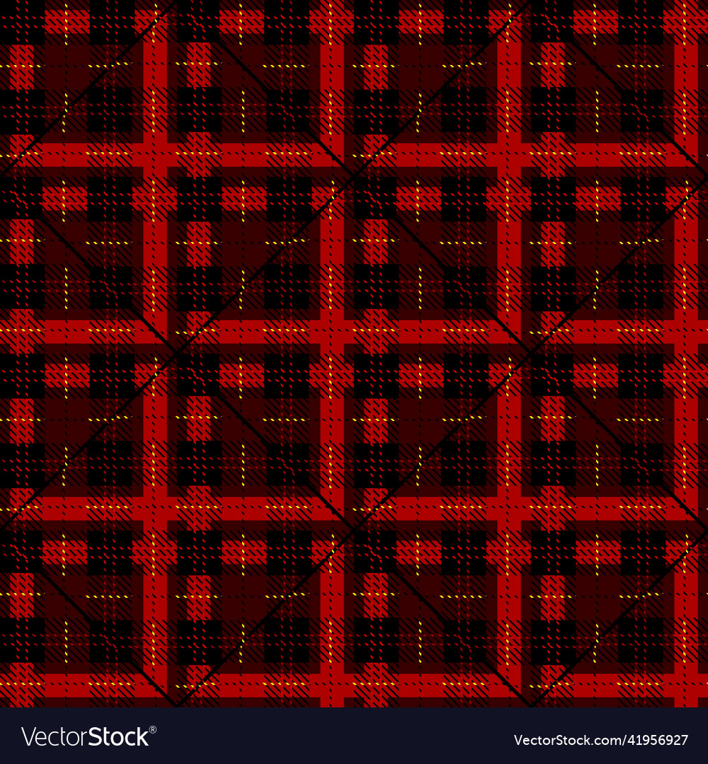 Red and black tartan plaid scottish seamless