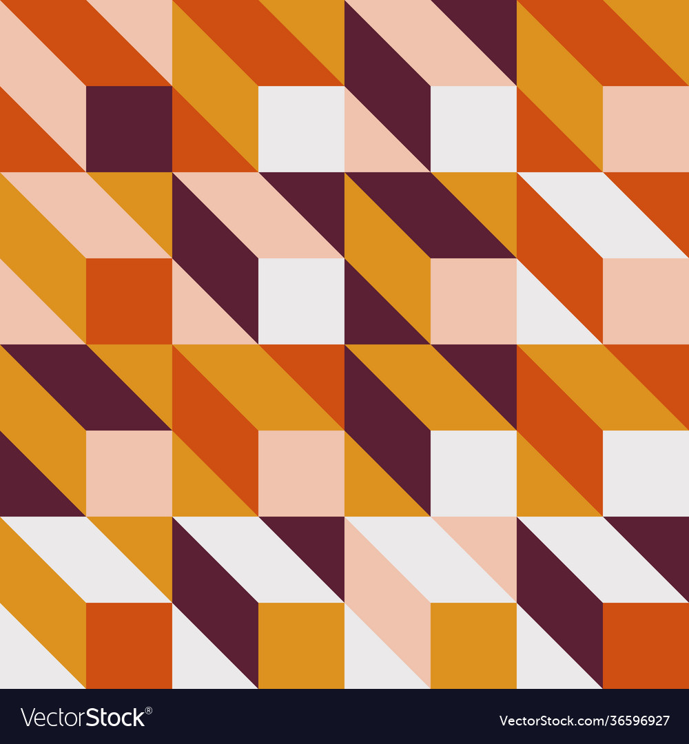 Square abstract pattern design vector image Square abstract pattern design