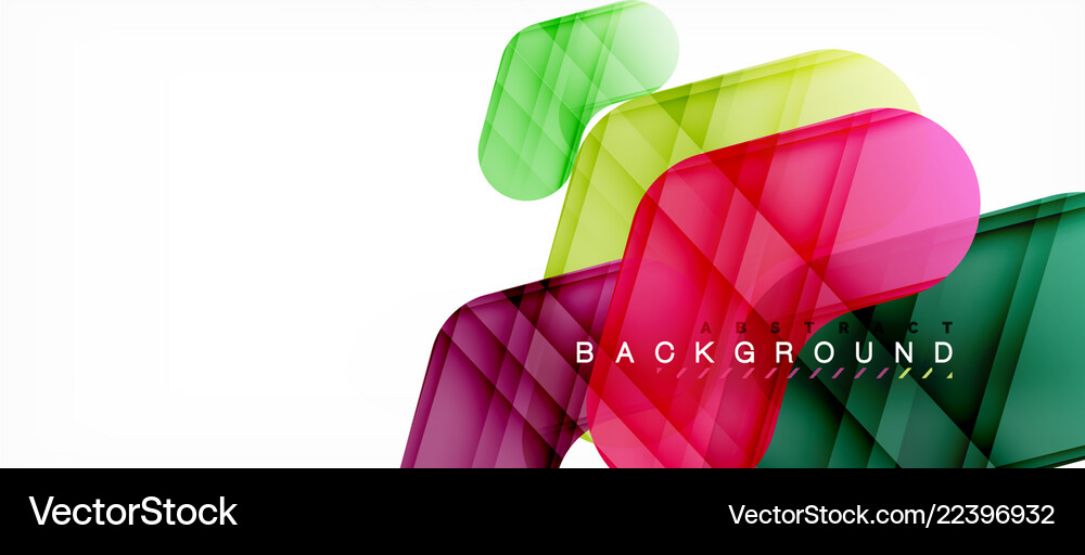 Colorful glossy arrows abstract background Vector Image