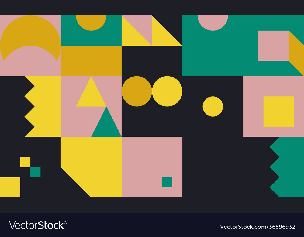 Digital design abstract pattern vector image Digital design abstract pattern