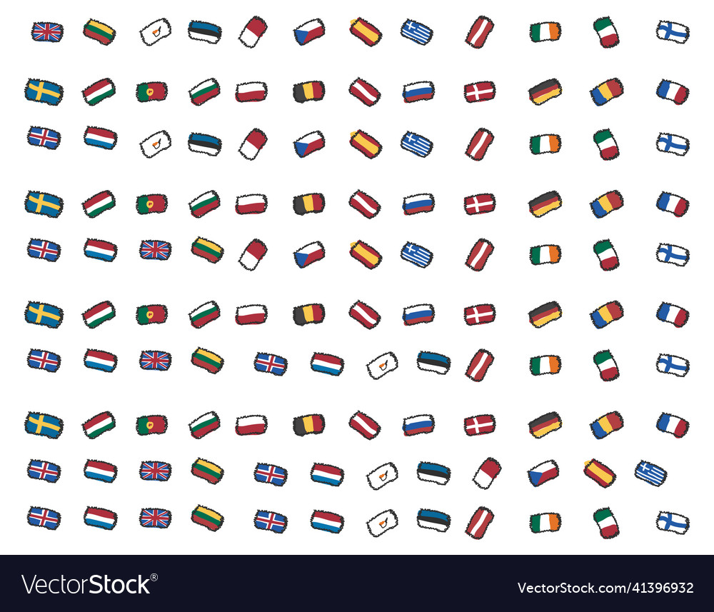 European flag pattern