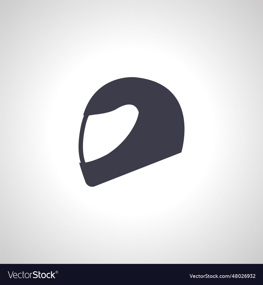 Racing helmet icon motorcycle helmet icon Vector Image