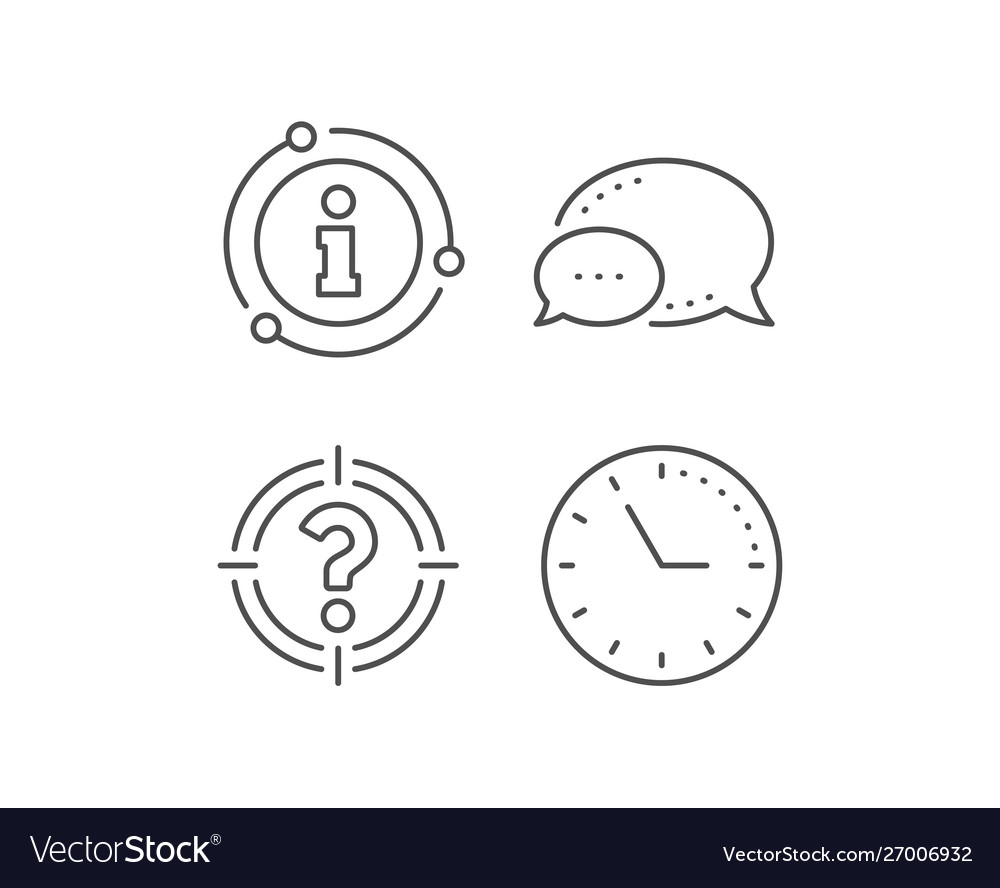 Target with question mark line icon