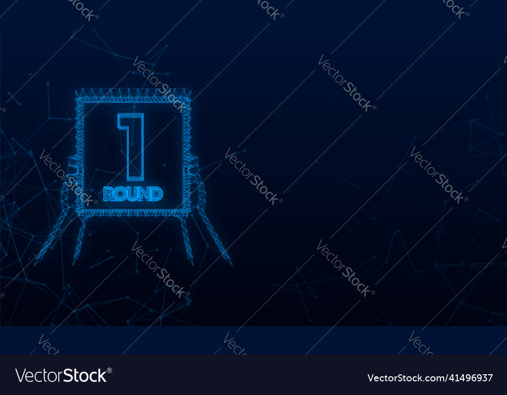 123 round plexus on white background
