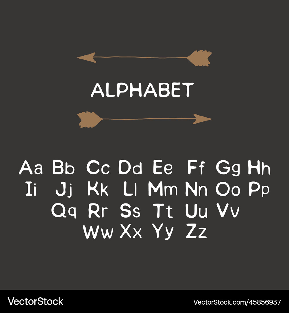 Alphabet Royalty Free Vector Image - VectorStock