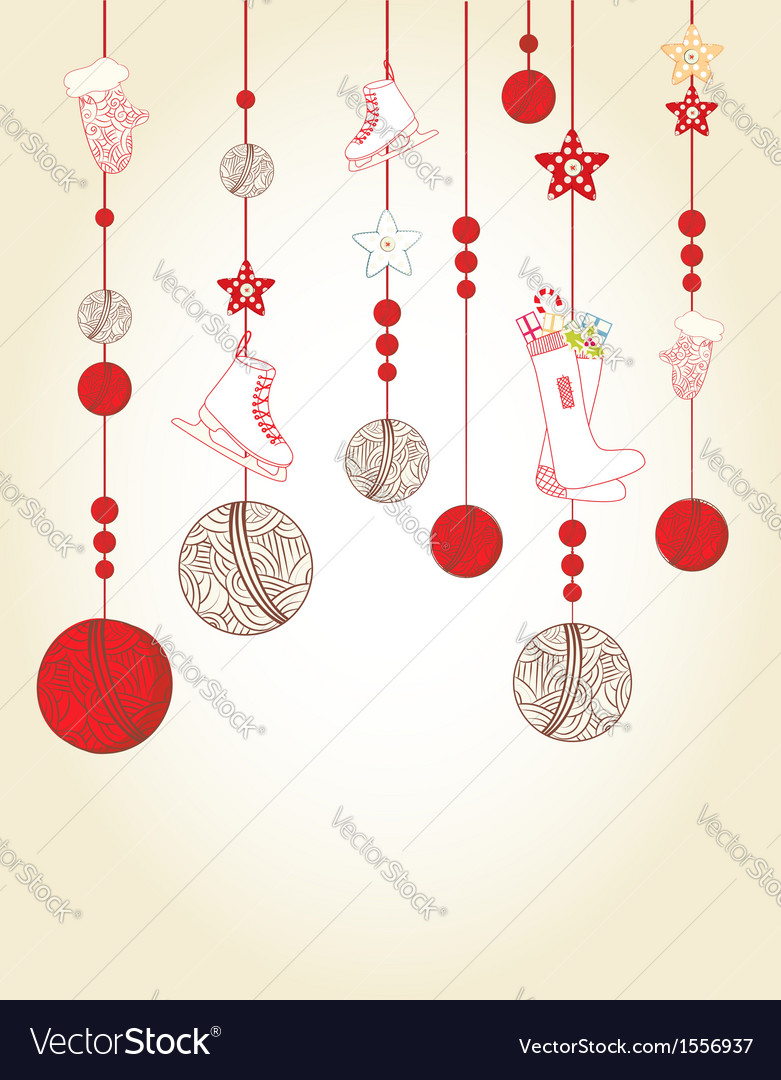 Christmas and new year card design