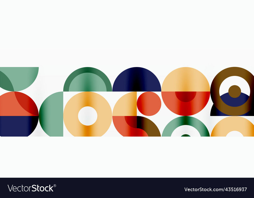 Colorful circle abstract background template