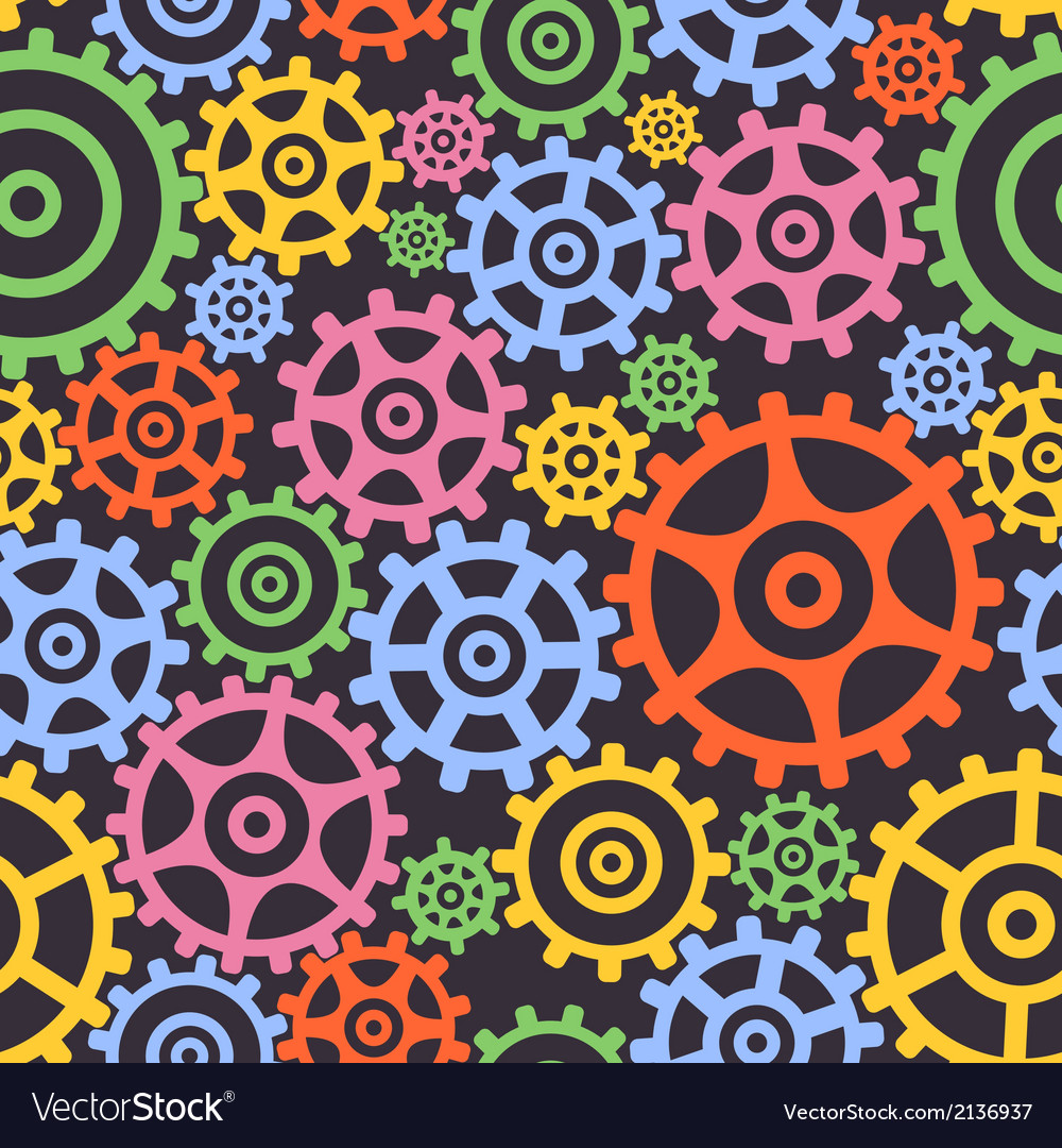 Seamless background from gears