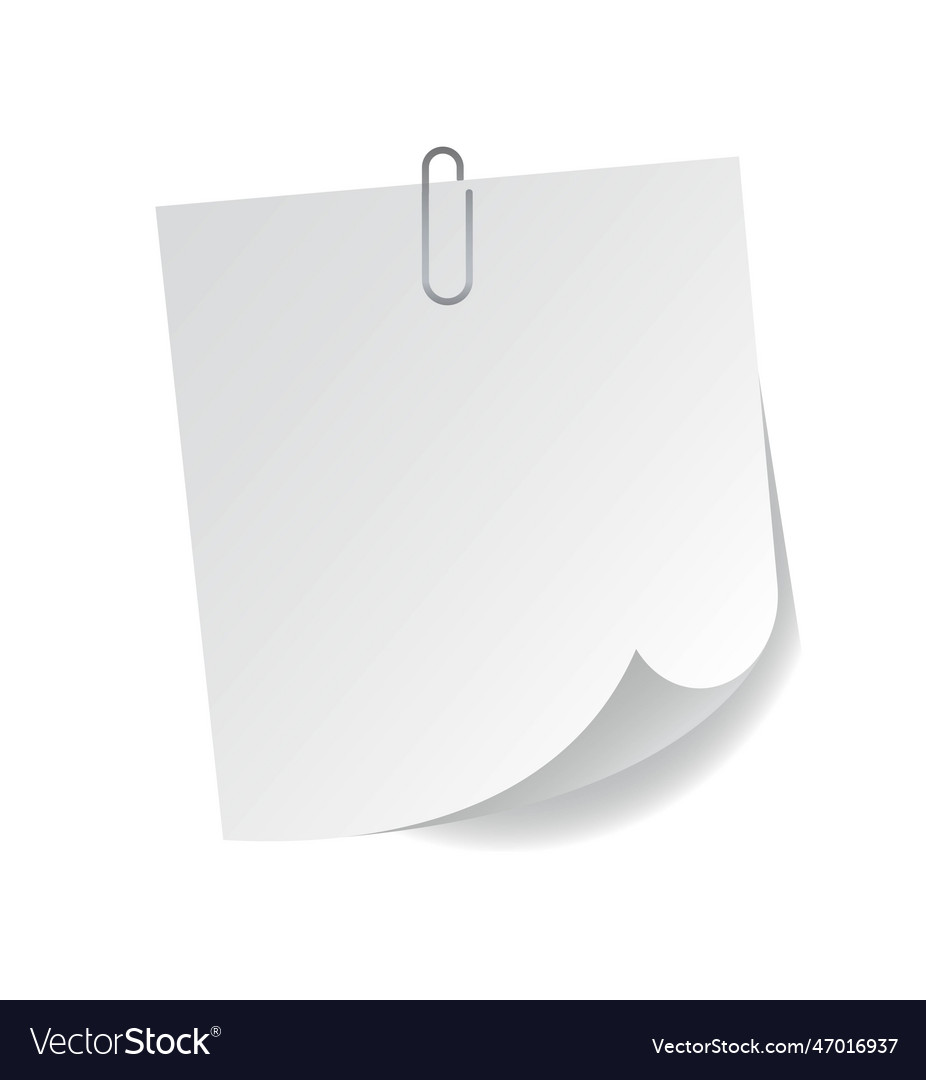 White paper concept Royalty Free Vector Image - VectorStock