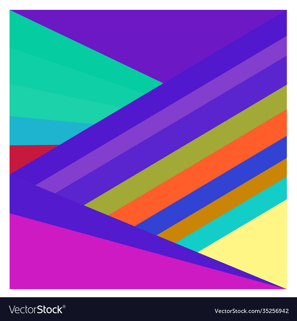Colorful geometric and curve background pattern