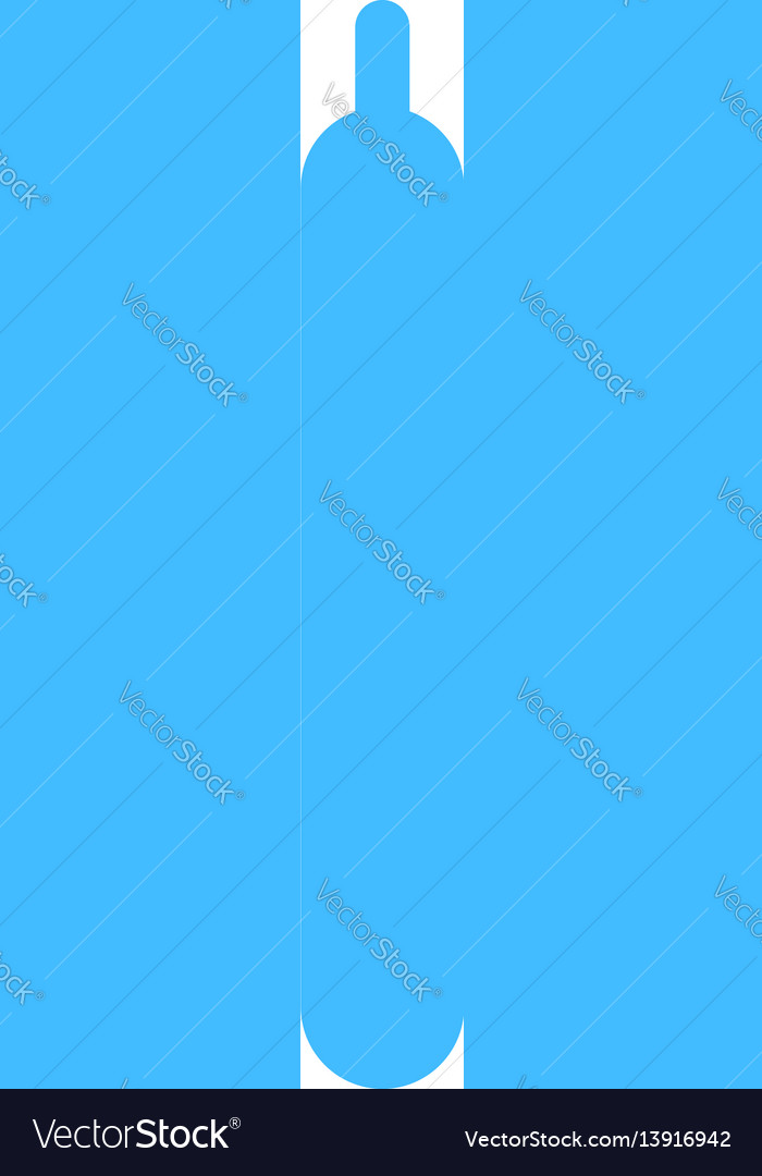 Compressed gas symbol Royalty Free Vector Image