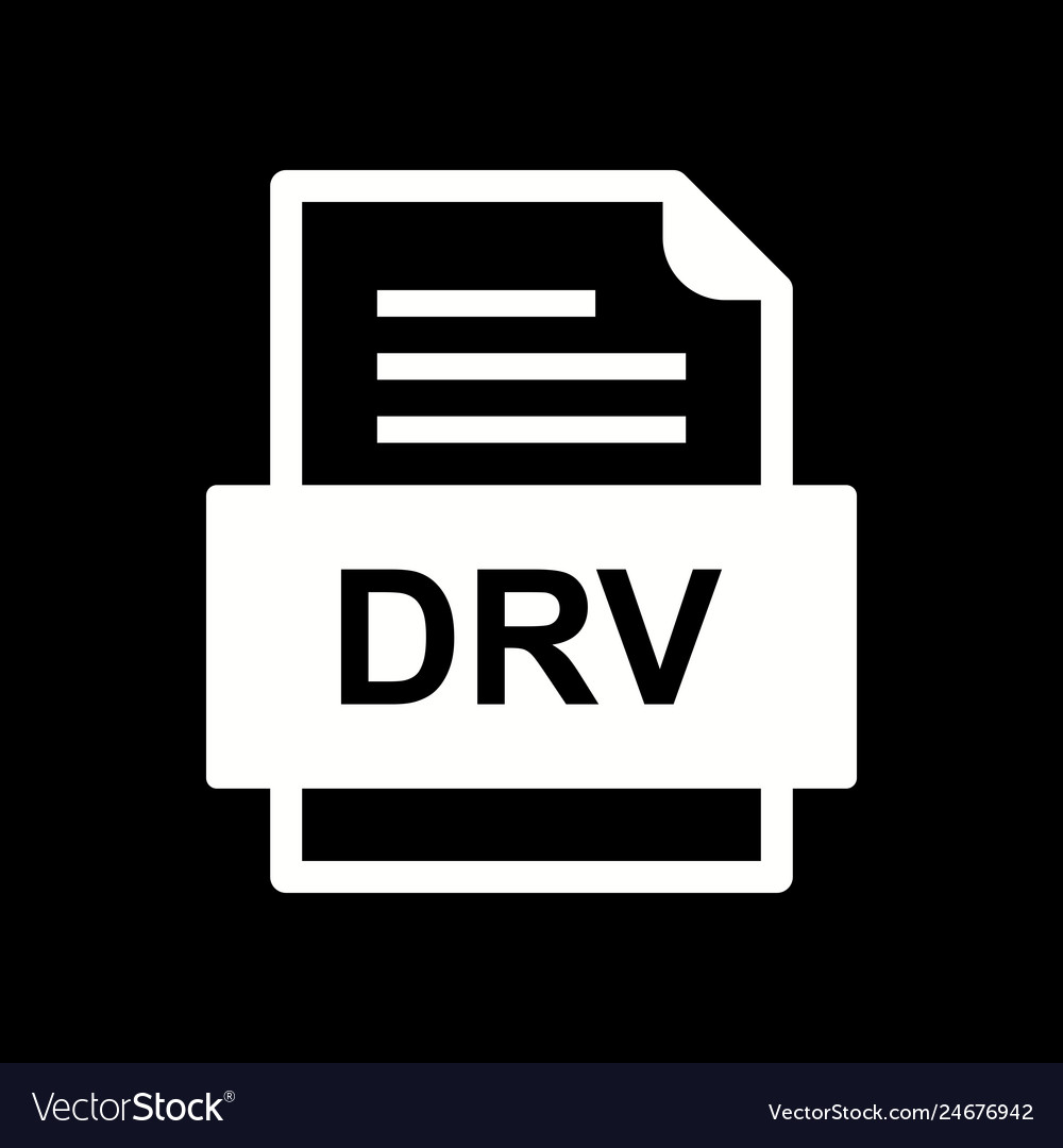 Drv file document icon