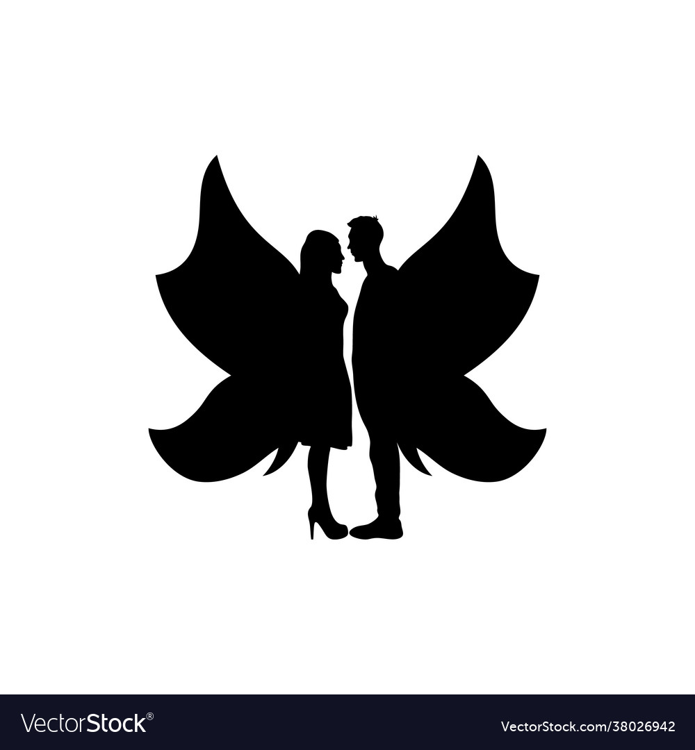 Icon schwarz silhouette abstrakte Paar Mann vector image Icon schwarz silhouette abstrakte Paar Mann