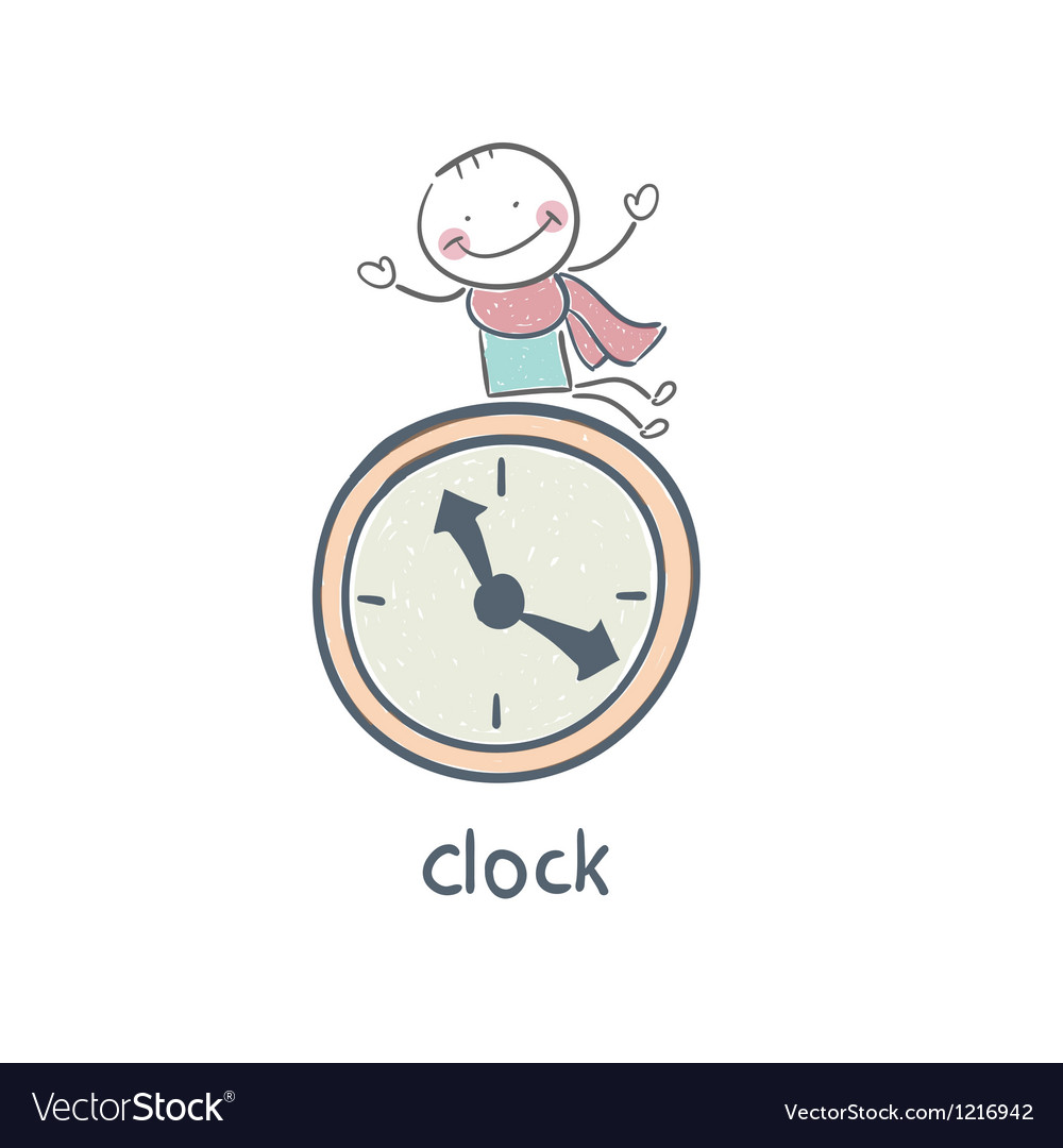 Man with Clock