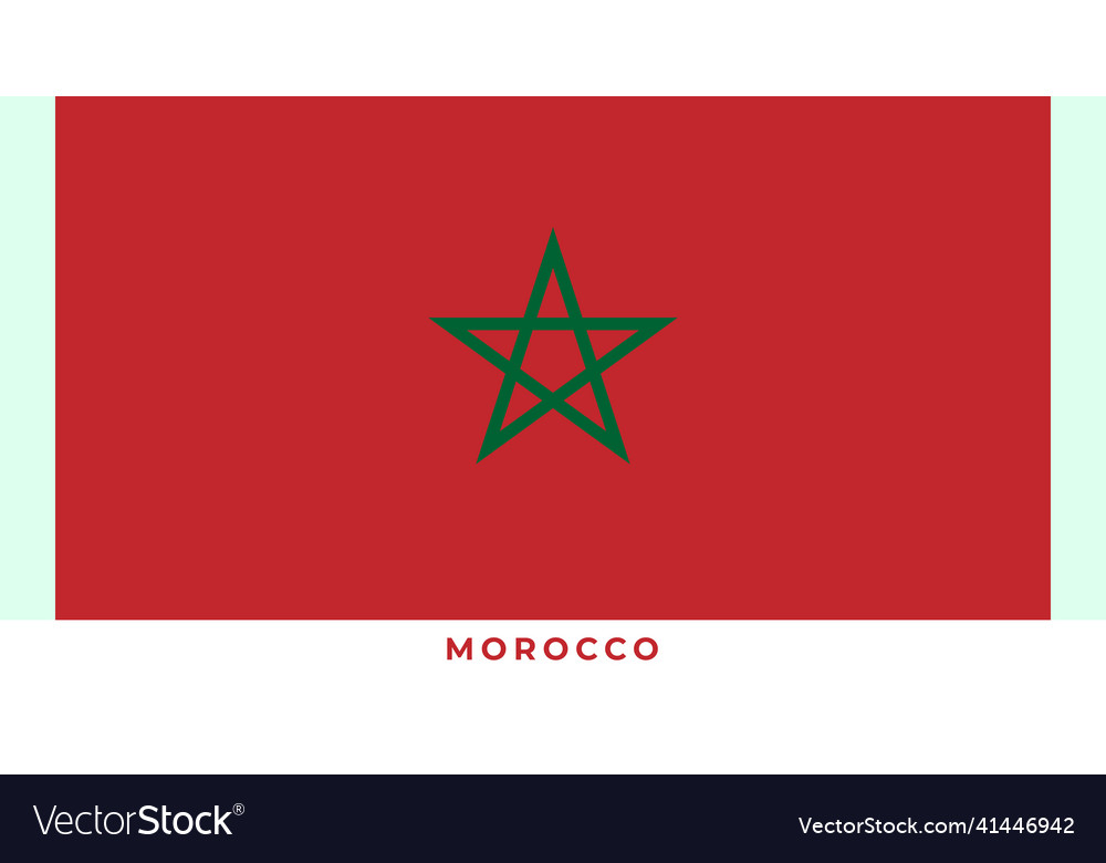 National flag of morocco