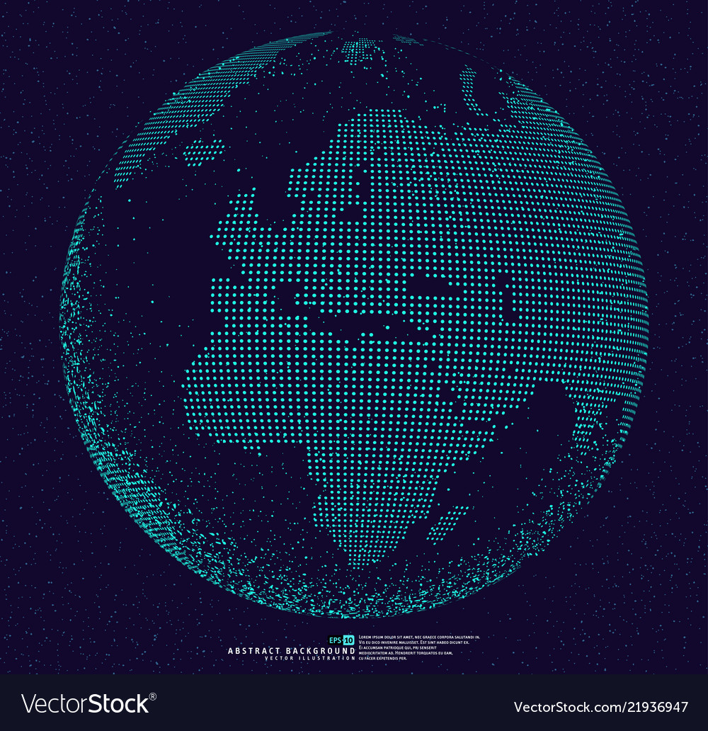 3d Dotted Globe Abstract Background Royalty Free Vector 3d-dotted-globe-abstract-background-royalty-free-vector