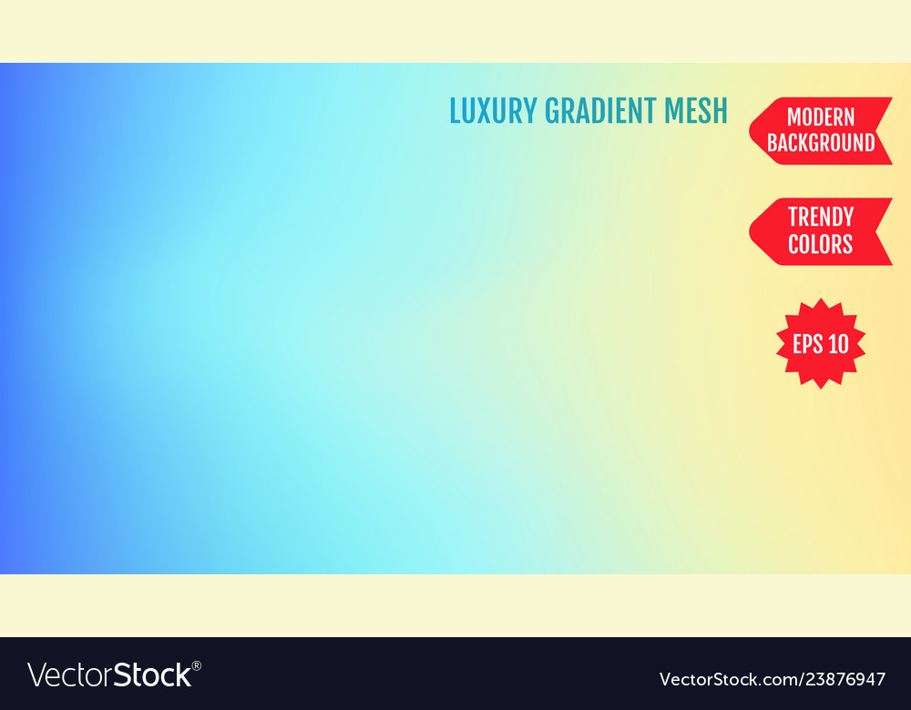 Bright neon mesh gradient background smooth vector image Bright neon mesh gradient background smooth